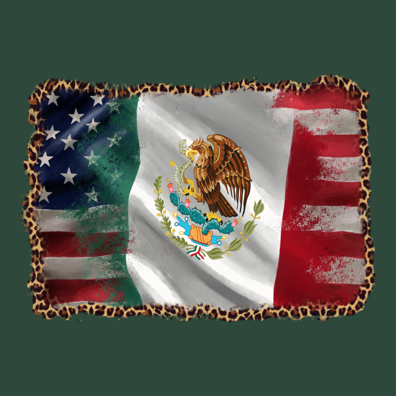 Mexico Flag And Usa Flag Zipper Hoodie by AdoDesignShop | Teevron