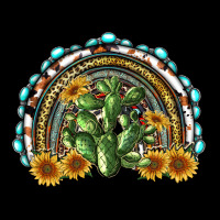 Western Rainbow With Cactus Heavyweight Sweatshirt | Teevron