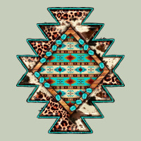 Cowhide Leopard Gemstone Aztec Long Sleeve Tee | Teevron
