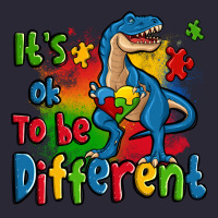 It's Ok To Be Different Autism Trex Vintage Tee | Teevron