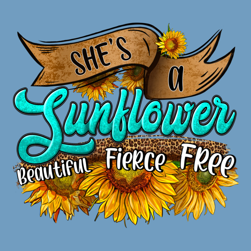 She's A Sunflower Beautiful Fierce Free Urban Heavy Tee by HRA Design Shop | Teevron