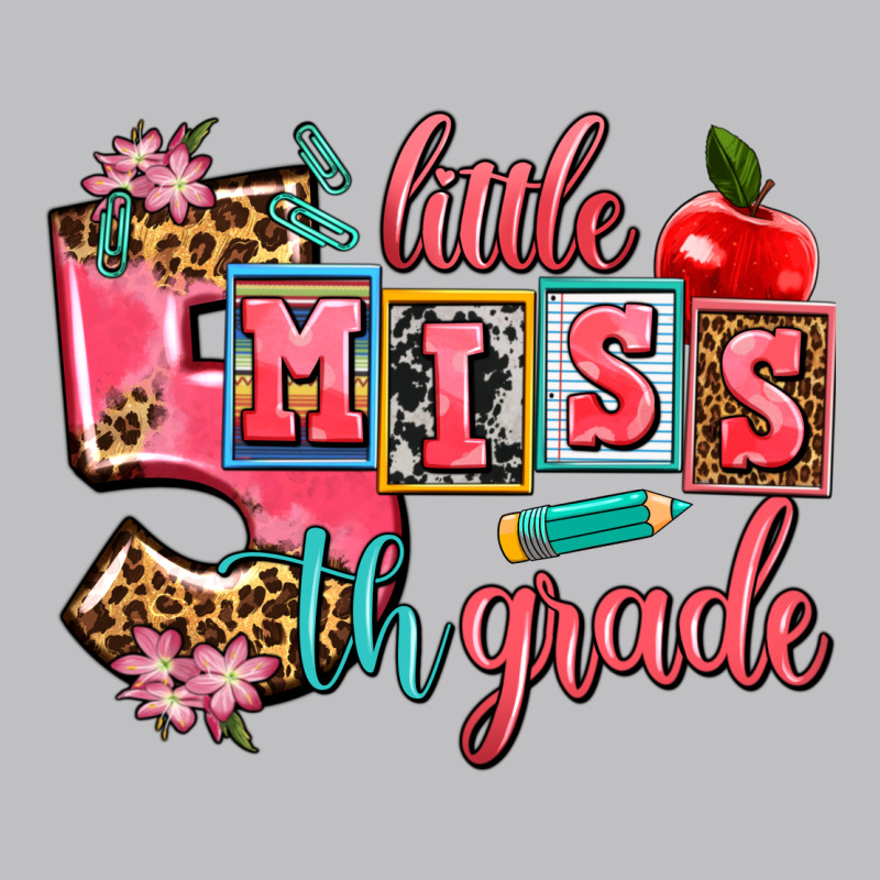 Little Miss 5 Th Grade Classic Tee by AdoDesignShop | Teevron