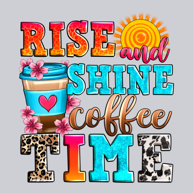 Rise And Shine Coffee Time Heavyweight Sweatshirt by Zillion Design Studio | Teevron