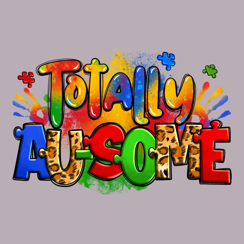 Totally Ausome Autism Vintage Tee by Zillion Design Studio | Teevron