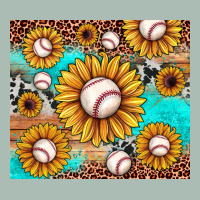 Baseball Leopard Turquoise Sunflower Classic Tee | Teevron