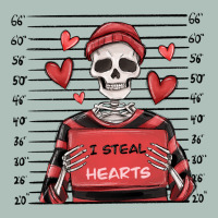 I Steal Hearts Skeleton Valentine's Day Heavyweight Hoodie | Teevron