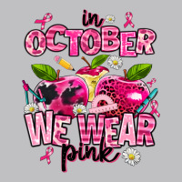 In October We Wear Pink Teachers Long Sleeve Tee | Teevron