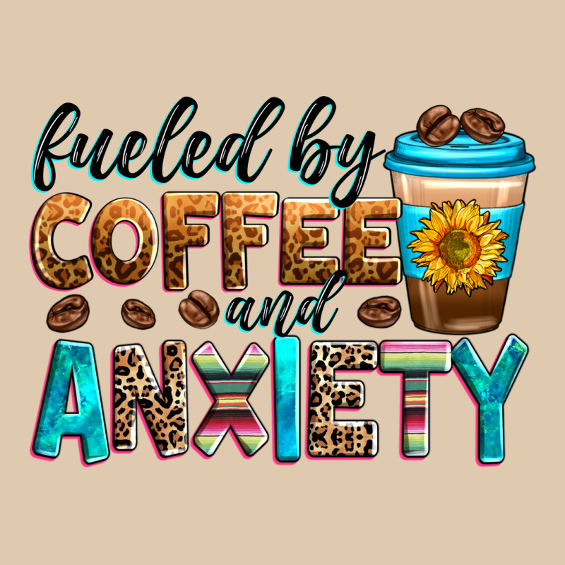 Fueled By Coffee And Anxiety Heavyweight Sweatshirt by Zillion Design Studio | Teevron