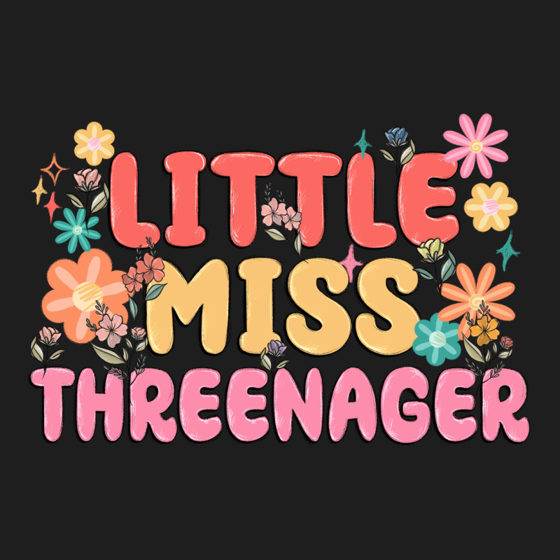 Little Miss Threenager Heavyweight Hoodie by MaliasSmallBusiness | Teevron