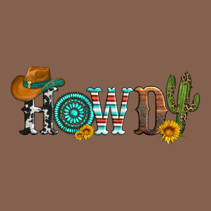 Howdy With Cowboy Hat And Cactus Zipper Hoodie by Artiststas | Teevron