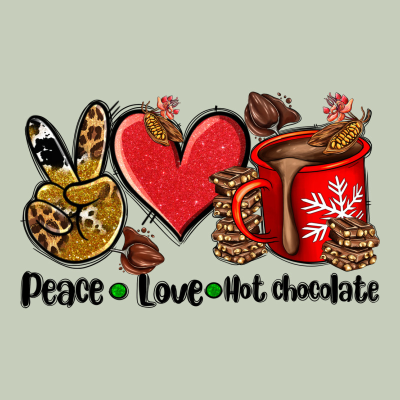 Peace Love  Hot Chocolate Ladies Tee by AdoDesignShop | Teevron