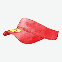 Red Softball Visor Fa Element Urban Heavy Tee | Teevron