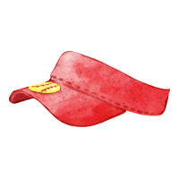 red softball visor fa element | Teevron