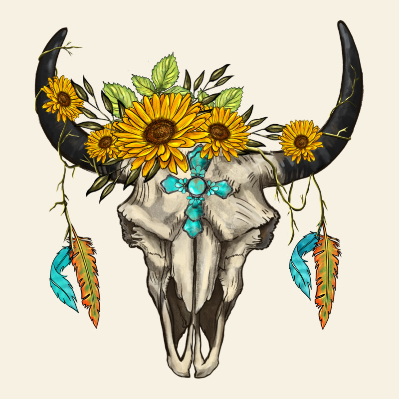 Bull Skull Western Vintage Tee by BarkalooDesign | Teevron
