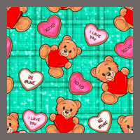 Valentines Day Teddy Bears And Cookies Seamless Pattern Classic Tee | Teevron