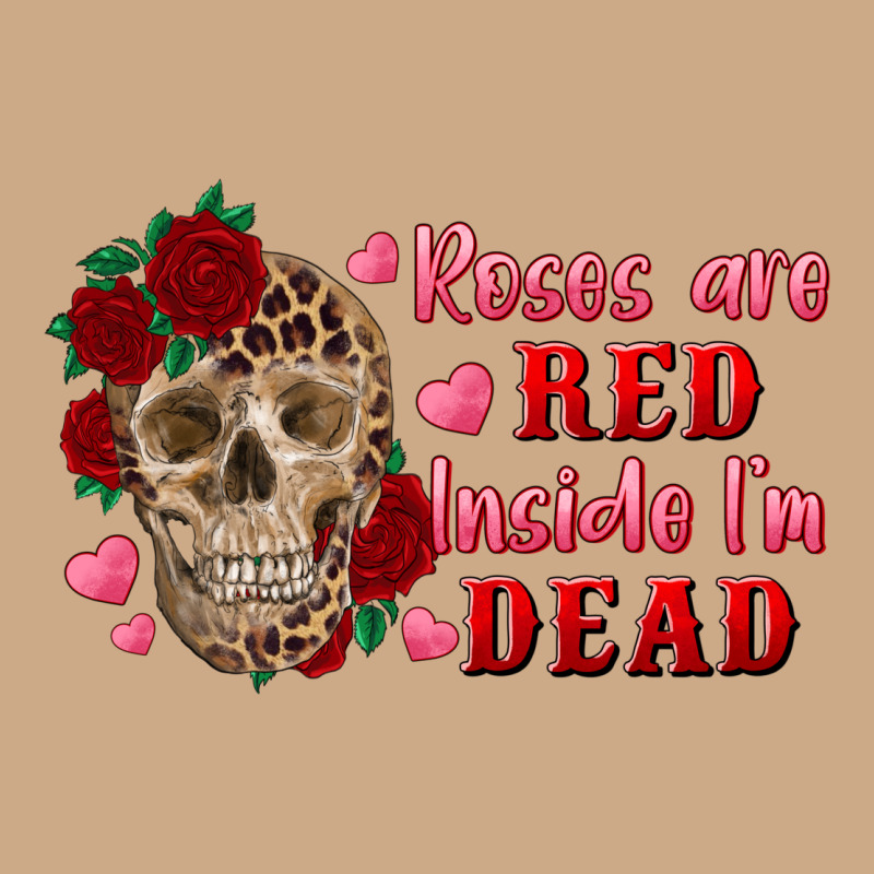 Roses Are Red Inside I'm Dead Skull Vintage Hoodie by RanaPortraitStore | Teevron