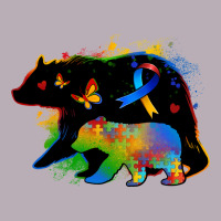 Autism Mama Bear Vintage Tee | Teevron