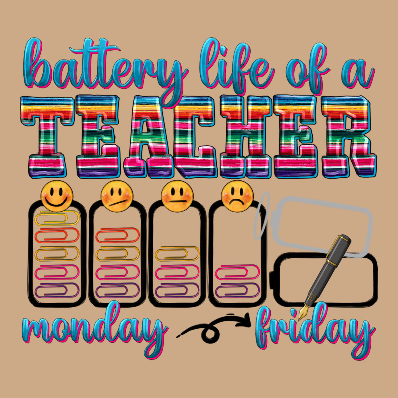 Battery Life Of A Teacher Vintage Hoodie by texasbilliewilder | Teevron