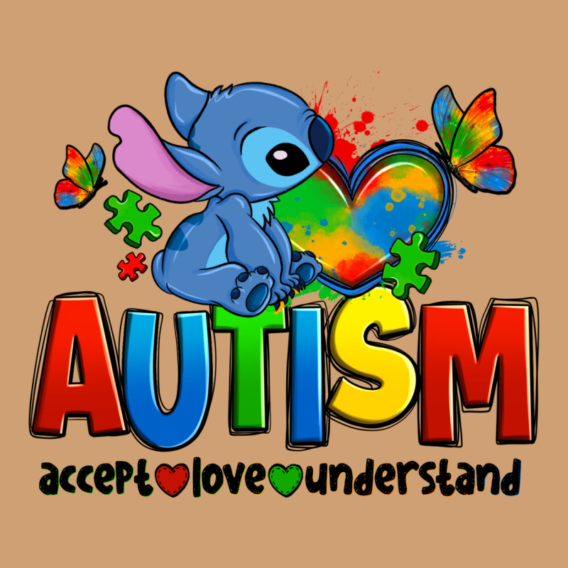 Autism Stitch Accept Love Understand Vintage Tee by Zillion Design Studio | Teevron