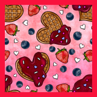 Valentines Day Waffles Seamless Pattern Classic Tee | Teevron