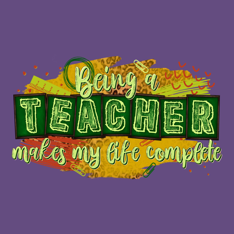Being A Teacher Makes My Life Complete Vintage Hoodie by texasbilliewilder | Teevron