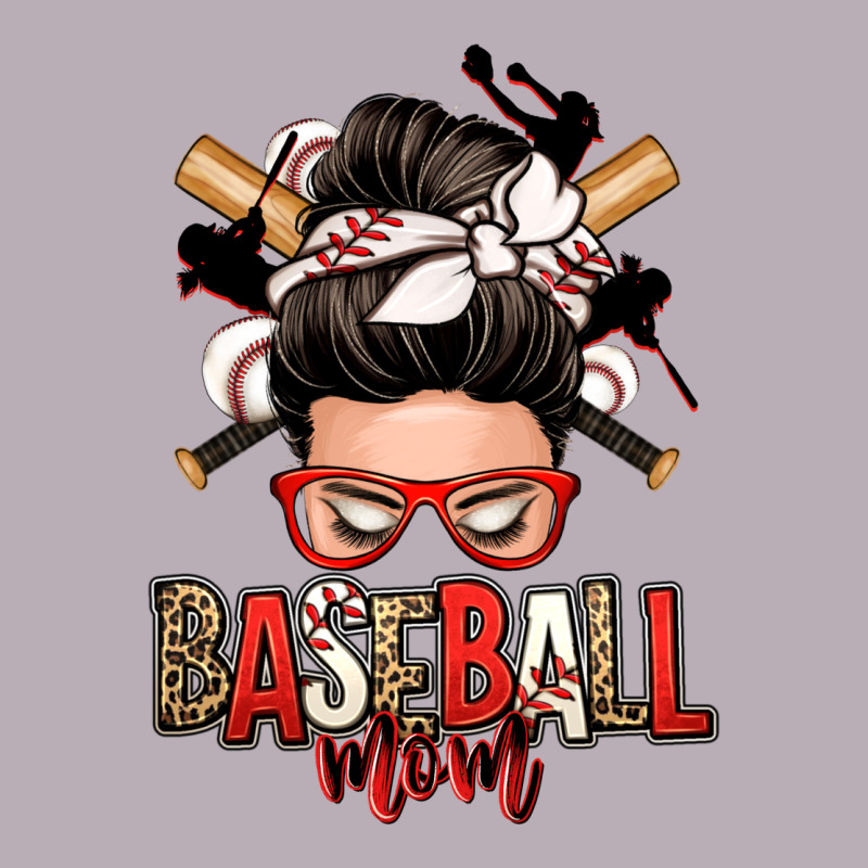 Baseball Mom Messy Bun Vintage Tee by Zillion Design Studio | Teevron