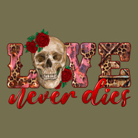 Love Never Dies Skull Vintage Hoodie | Teevron