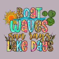 Boat Waves Sun Rays Lake Days Vintage Tee | Teevron