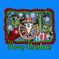 Merry Christmas Western Bull Skull Zipper Hoodie | Teevron