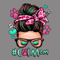 Cat Mom Messy Bun Vintage Tee | Teevron
