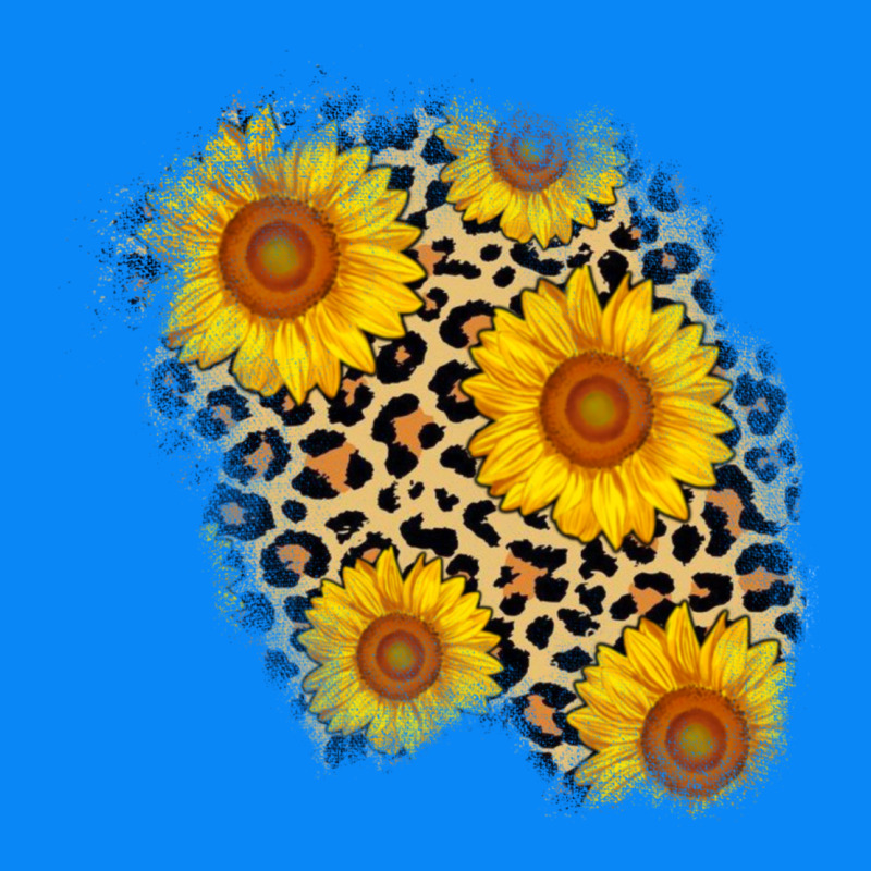 Leopard Sunflower Patch Zipper Hoodie by AdoDesignShop | Teevron