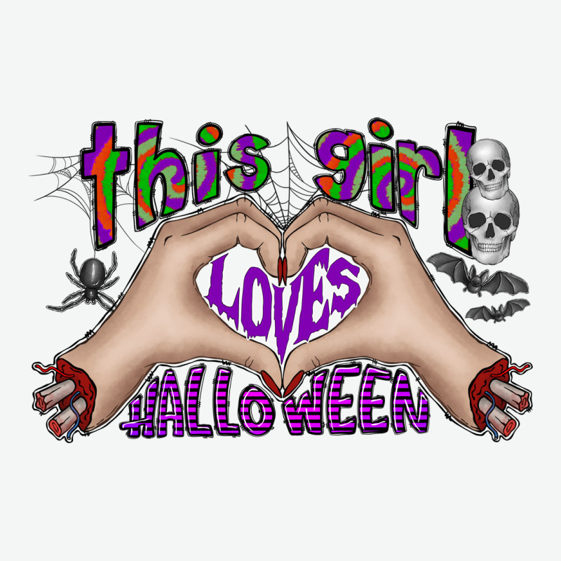 This Girl Loves Halloween Urban Heavy Tee by CowhideDigitalArt | Teevron