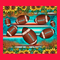 Football Turquoise Sunflower Classic Tee | Teevron
