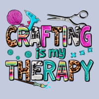 Crafting Is My Therapy Long Sleeve Tee | Teevron