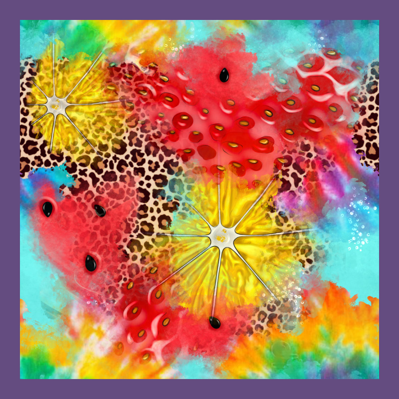 Fruits Leopard Seamless Pattern Vintage Hoodie by Zillion Design Studio | Teevron
