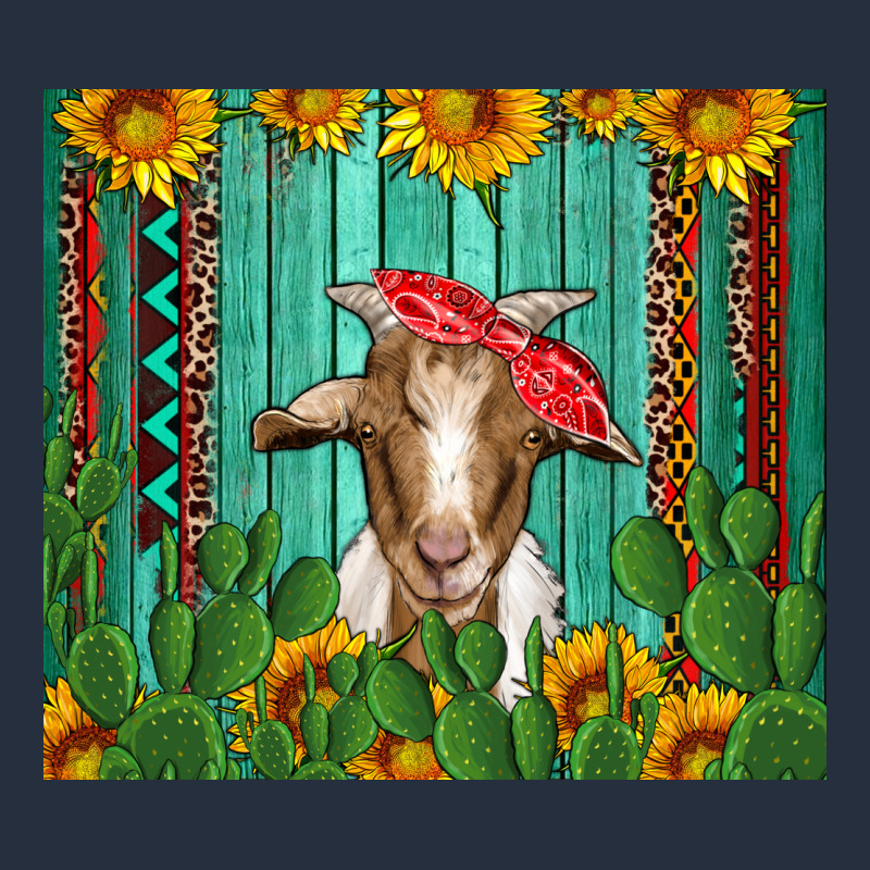 Goat With Sunflower And Cactus Zipper Hoodie by Artiststas | Teevron