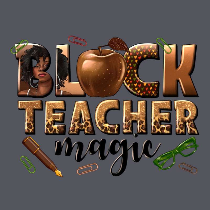Black Teacher Magic Melanin Vintage Hoodie by texasbilliewilder | Teevron