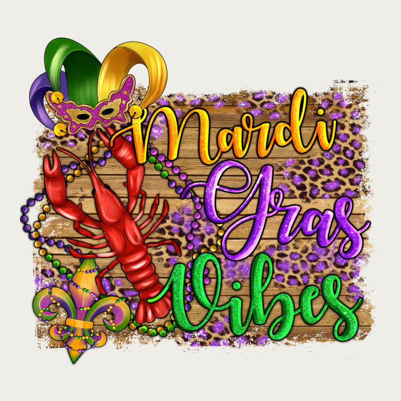 Mardi Gras Vibes Crawfish Mask And Fleur De Lis Zipper Hoodie by Artiststas | Teevron