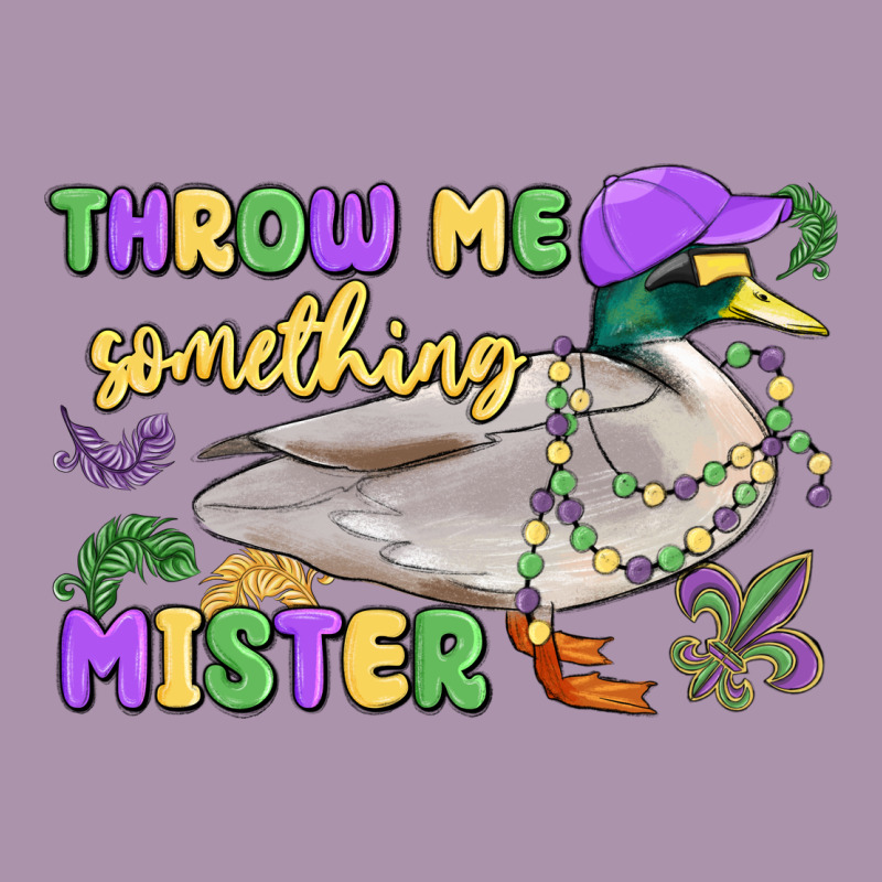 Throw Me Something Mister Mardi Gras Duck Heavyweight Hoodie by MaliasSmallBusiness | Teevron