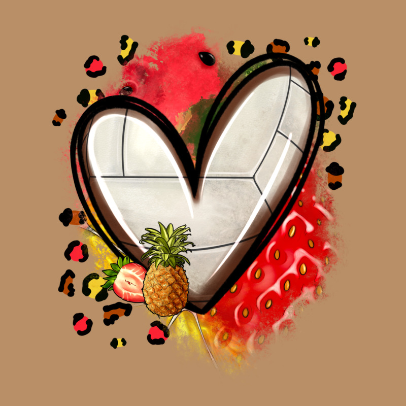 Fruits And Volleyball Heart Vintage Hoodie by Zillion Design Studio | Teevron