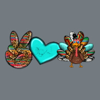 Peace Love Thanksgiving Turkey Heavyweight Sweatshirt | Teevron