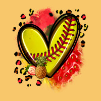 Fruits And Softball Heart Vintage Hoodie | Teevron