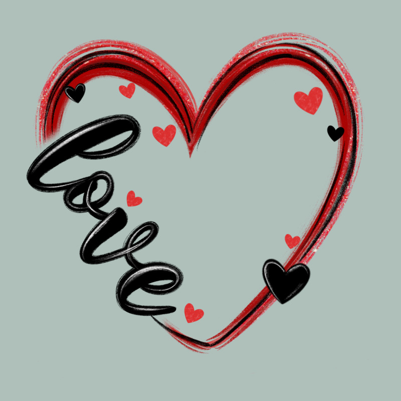Valentines Day Heart Heavyweight Hoodie by MaliasSmallBusiness | Teevron