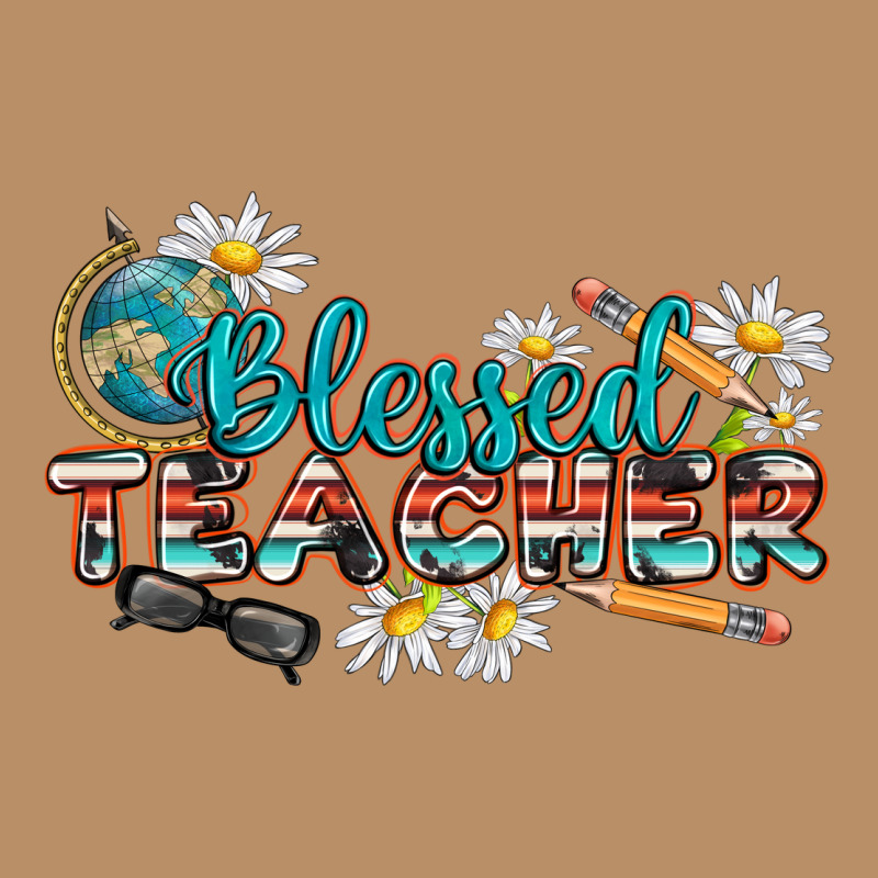 Blessed Teacher Vintage Hoodie by texasbilliewilder | Teevron