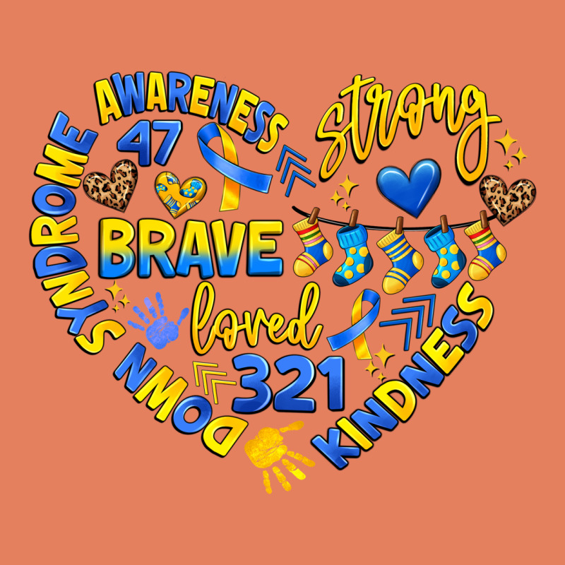 Down Syndrome Awareness Heart Classic Tee by Artiststas | Teevron