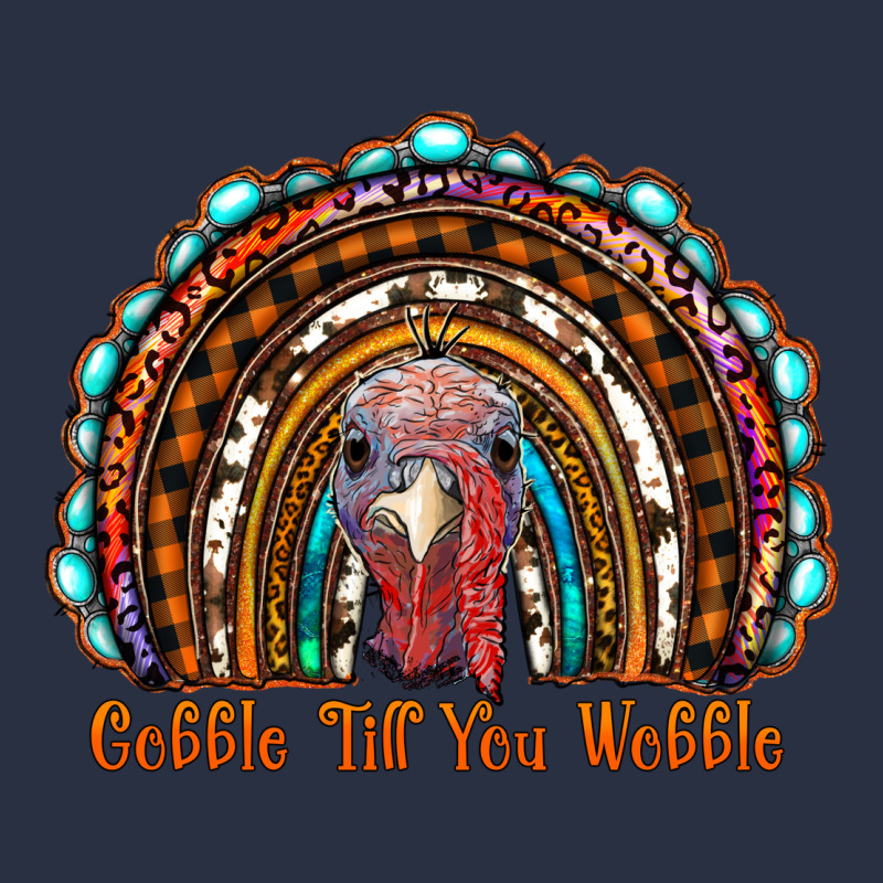 Gobble Till You Wobble Thanksgiving Rainbow Heavyweight Sweatshirt by RanaPortraitStore | Teevron