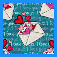Valentines Day Envelope With Hearts Classic Tee | Teevron