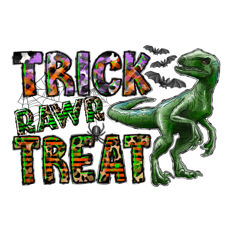 Trick Rawr Treat Urban Heavy Tee by CowhideDigitalArt | Teevron