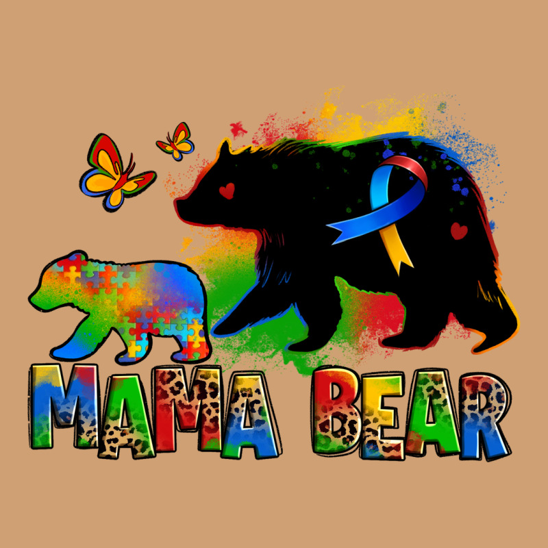 Mama Bear Autism Vintage Tee by Zillion Design Studio | Teevron