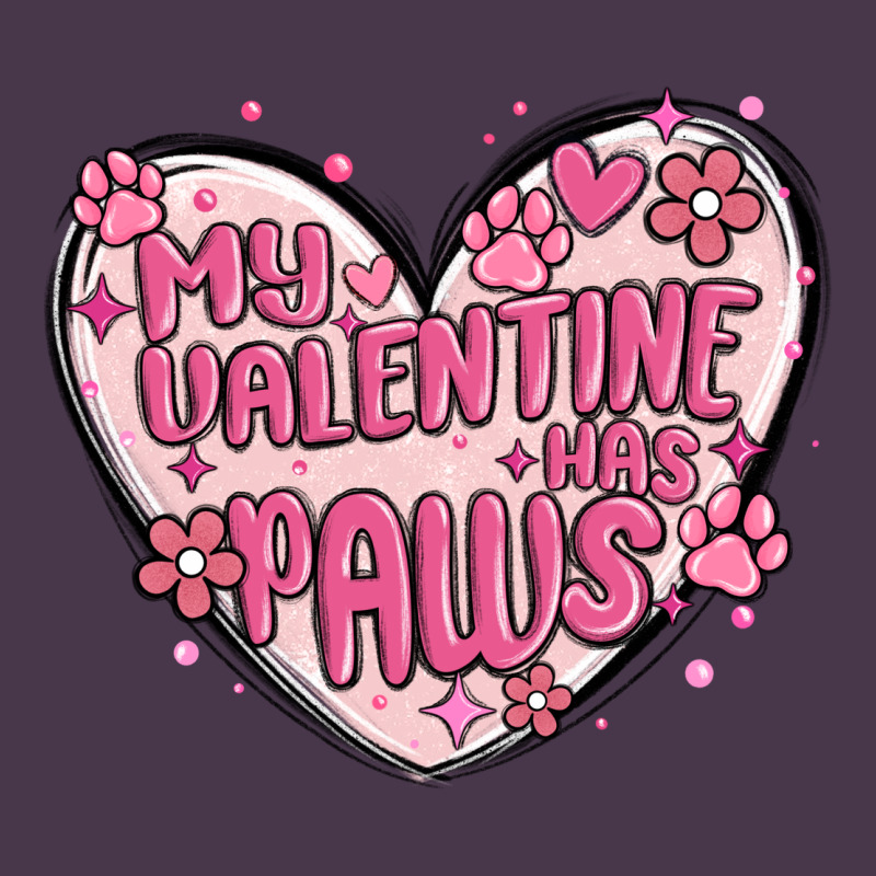 My Valentine Has Paws Heavyweight Hoodie by MaliasSmallBusiness | Teevron